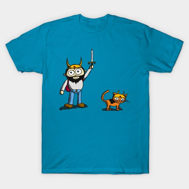 Viking Duo T-Shirt by dankdesigns